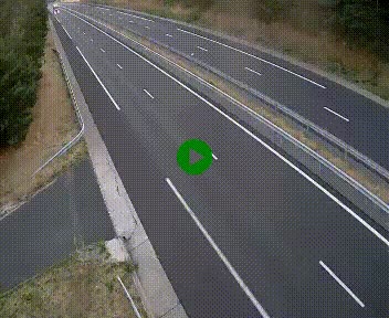 Caméra autoroute A75 à hauteur du col des Issartets en direction de Montpellier