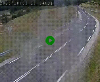 Webcam routière au niveau du col de la Chavade en Ardèche, sur la N102 à 1266 mètres d'altitude