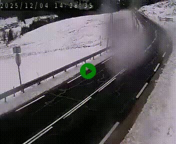 Webcam routière au niveau du col de la Chavade en Ardèche, sur la N102 à 1266 mètres d'altitude