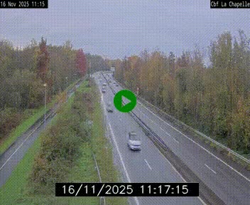 Webcam sur le périphérique de Nantes (N844) à hauteur de Porte de la Chapelle, au nord de la ville