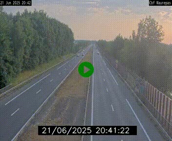 Webcam sur le périphérique de Rennes (N136) à hauteur de Maurepas, au nord de la ville