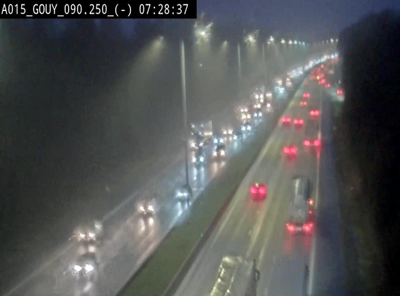 Webcam autoroute Belgique - Gouy-lez-piéton - E42 - BK 90.3