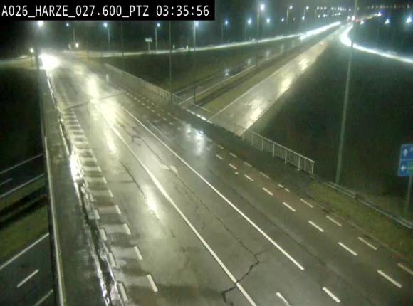 Caméra autoroute Belgique - Sougné-Remouchamps,E25 direction Luxembourg