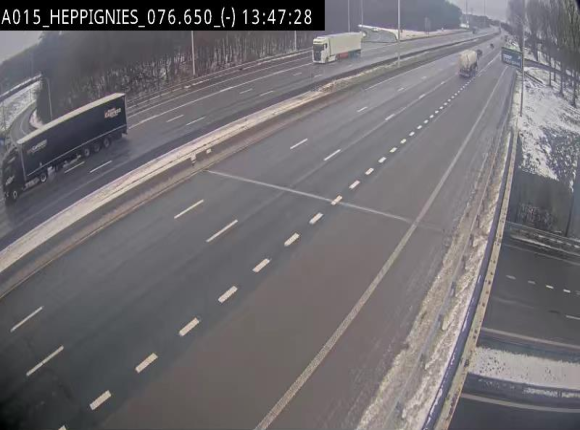 Webcam autoroute Belgique - Heppignies - E42 direction Namur - BK 76.4