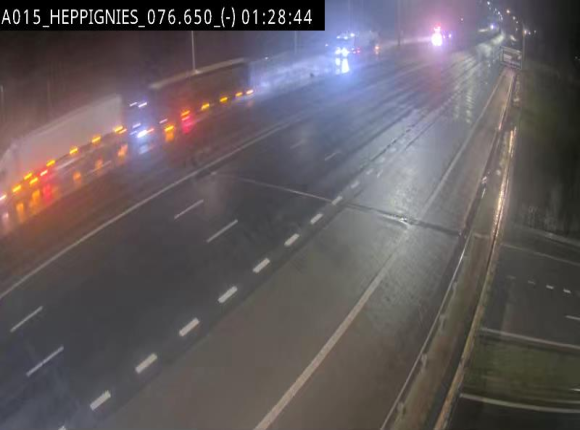 Webcam autoroute Belgique - Heppignies - E42 direction Namur - BK 76.4