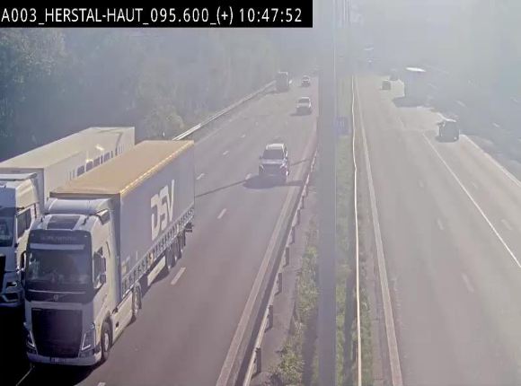 Webcam autoroute Belgique - Herstal - E40 direction Aix-la-Chapelle - BK 97