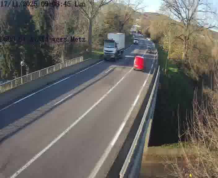 Clone of Webcam sur la D603 située à proximité de Saint-Avold. Vue orientée vers Metz