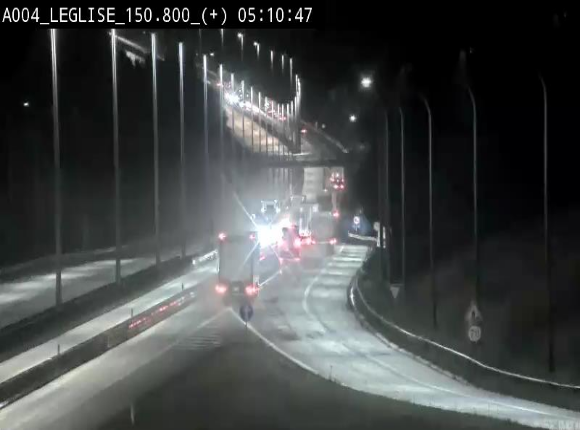 Caméra autoroute Belgique - Côte de Léglise, E411(A4) direction Luxembourg