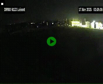 Webcam en périphérie de Chartres sur la N123, à hauteur de Luisant. Vue orientée vers Chartres