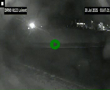 Webcam en périphérie de Chartres sur la N123, à hauteur de Luisant. Vue orientée vers Chartres