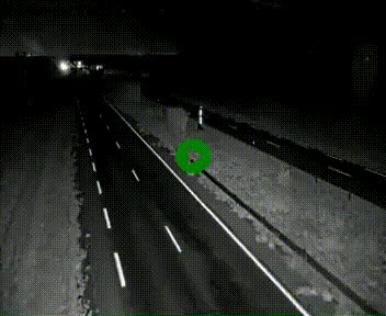 Webcam à hauteur de Vert-en-Drouais sur la N12, en périphérie de Dreux. Vue orientée vers Alençon