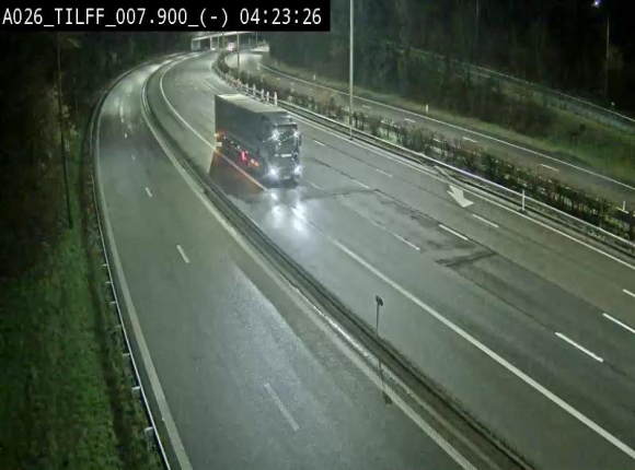 Webcam autoroute A26/E25 à Esneux, en Belgique en direction Luxembourg - BK 7.9