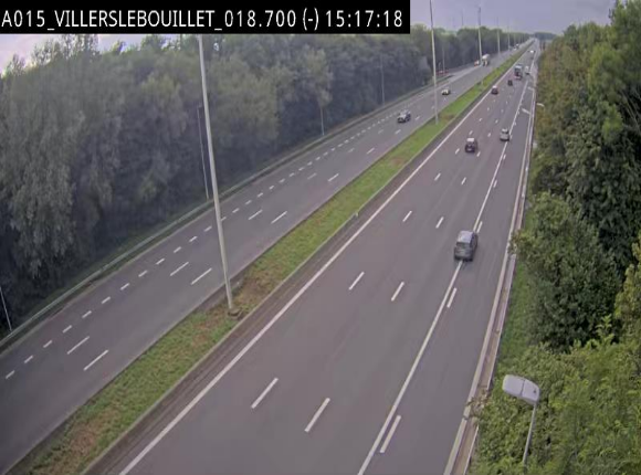 Webcam autoroute Belgique - Villers-le-Bouillet - E42 direction Liège - BK 18.7