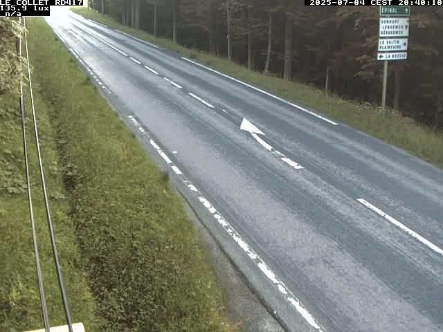 Caméra du Collet sur la route de Colmar (D417)