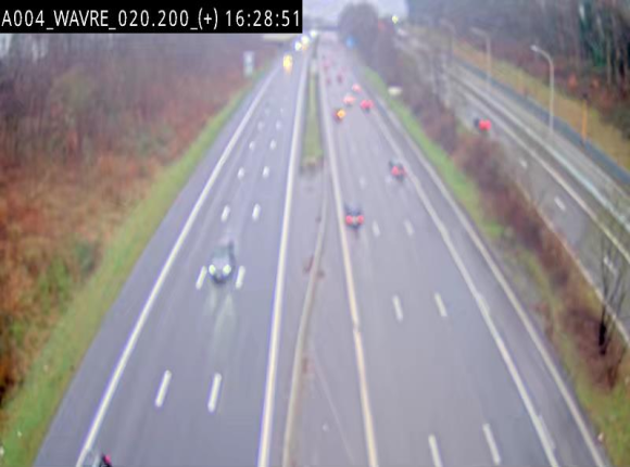 Webcam @ Wavre-sud KP 19.6, A4/E411