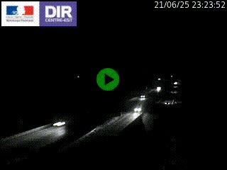 Caméra trafic à Meylan sur la Rocade-Sud de Grenoble en direction d'Aix-en-Provence