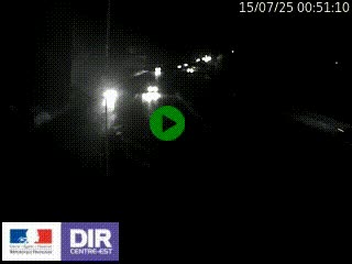 Caméra autoroute sur A6 - Valvert, près de Lyon, en direction de Paris, à hauteur de la sortie 36 Porte du Valvert