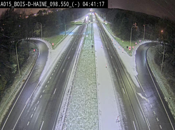 Webcam autoroute Belgique - Bois d'Haine - E42 - BK 98.6
