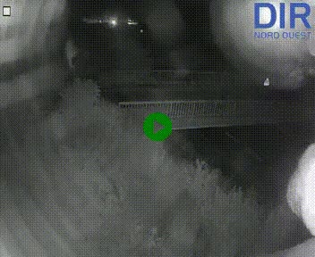 Webcam sur A84 à hauteur de Pont-Farcy, au niveau du pont autoroutier sur la Vire, au sud de Saint-Lô