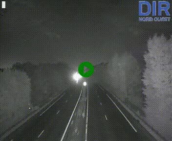 Webcam sur le périphérique de Caen (N814) à l'est de la ville, à Mondeville hauteur de la sortie 2, Presqu'île-Rives de l'Orne, au bout de l'autoroute A13