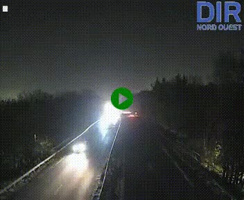 Webcam sur le périphérique de Caen (N814) à l'est de la ville, à Mondeville hauteur de la sortie 2, Presqu'île-Rives de l'Orne, au bout de l'autoroute A13