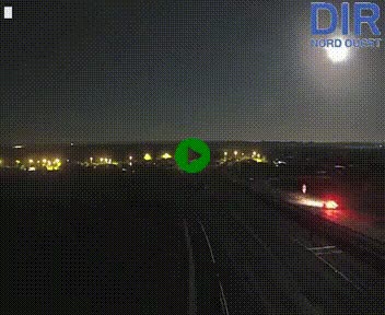 Webcam au début de l'A84 sur le périphérique Ouest de Caen (N814) à hauteur de la sortie 9, Porte de Bretagne