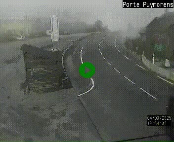 Webcam Col du Puymorens sur N320, en direction de Pas de la Casa (Andorre)