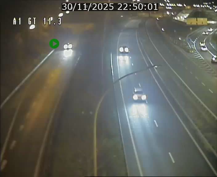 Traffic live webcam Luxembourg Senningerberg - A1 direction Allemagne - BK 11.3