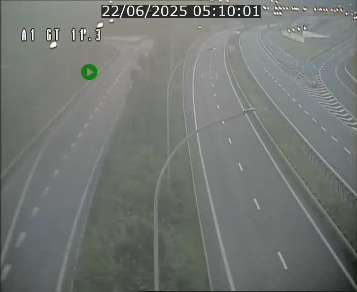 Traffic live webcam Luxembourg Senningerberg - A1 direction Allemagne - BK 11.3