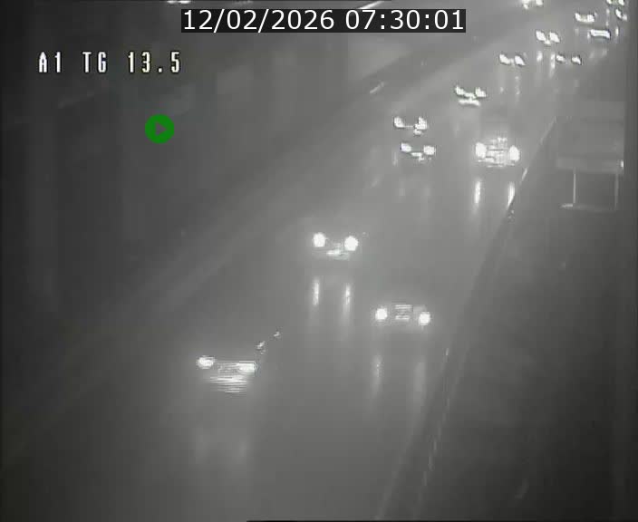 Traffic live webcam Luxembourg Senningen - A1 direction Luxembourg - BK 13.5