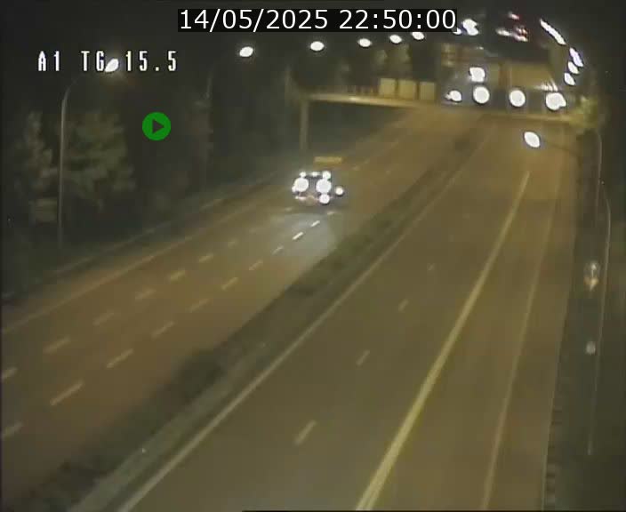 Traffic live webcam Luxembourg Munsbach - A1 direction Luxembourg - BK 15.5