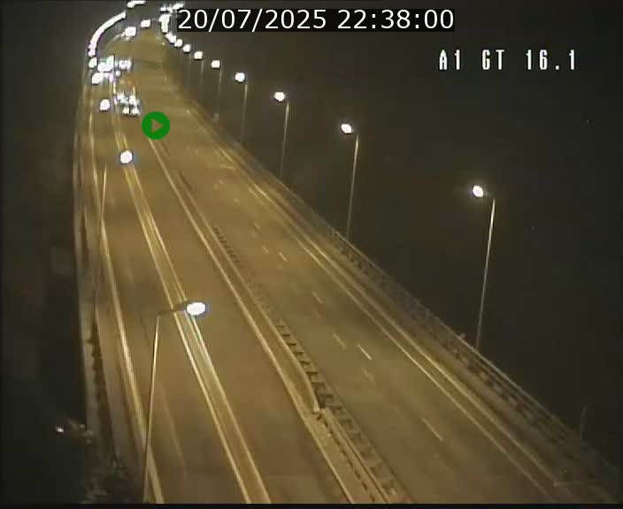 Traffic live webcam Luxembourg Niederanven - A1 direction Allemagne - BK 16.1