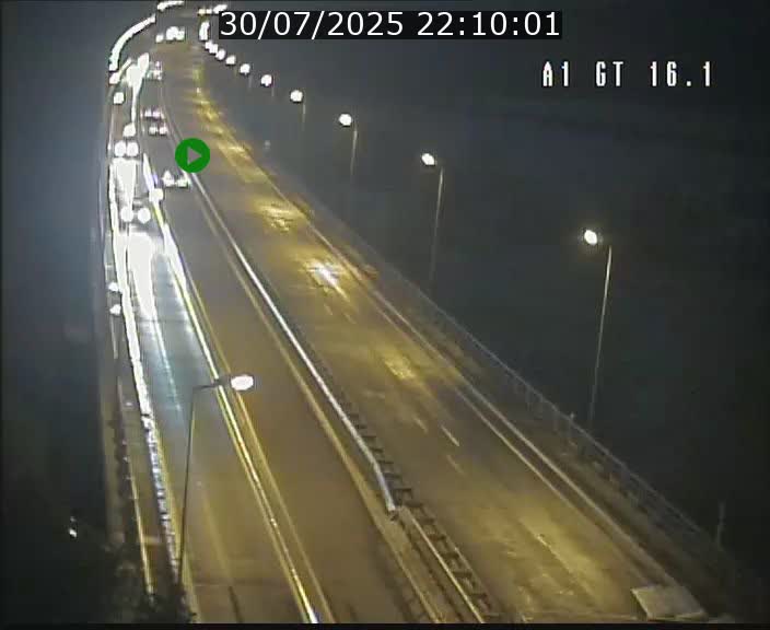 Traffic live webcam Luxembourg Niederanven - A1 direction Allemagne - BK 16.1
