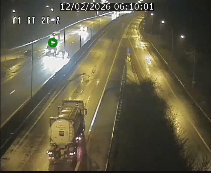 Traffic live webcam Luxembourg Grevenmacher - A1 direction Allemagne - BK 26.2