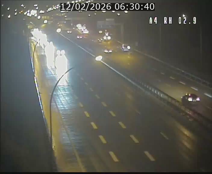 Webcam traffic A4 Luxembourg - BK 2.9 - Croix de Cessange (direction Luxembourg)