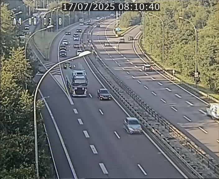 Webcam traffic A4 Luxembourg - BK 3.8 - Leudelange (direction Esch sur Alzette)