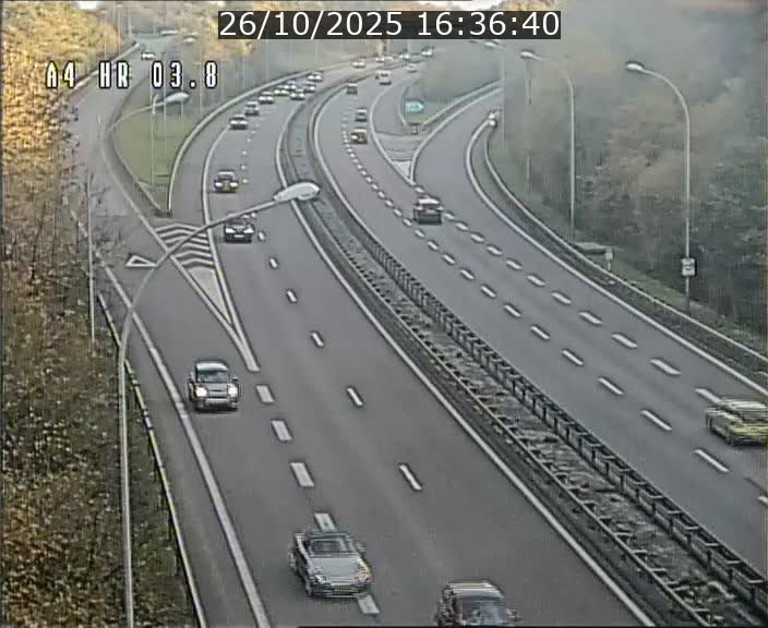 Webcam traffic A4 Luxembourg - BK 3.8 - Leudelange (direction Esch sur Alzette)