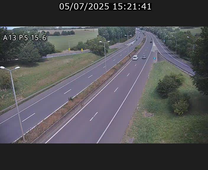Traffic live webcam Luxembourg Kayl - A13 direction Dudelange - BK 15.6