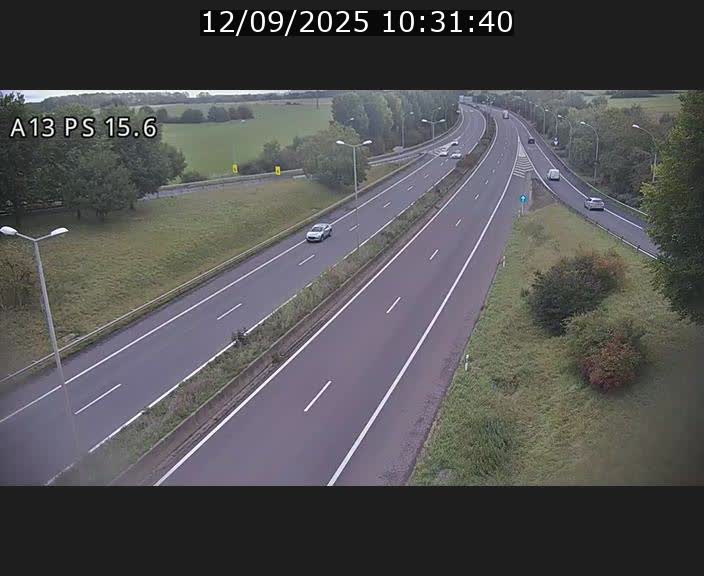 Traffic live webcam Luxembourg Kayl - A13 direction Dudelange - BK 15.6