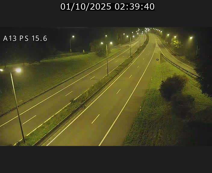 Traffic live webcam Luxembourg Kayl - A13 direction Dudelange - BK 15.6