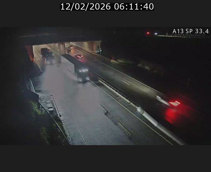 Webcam trafic sur A13 à hauteur d'Altwies en direction de Mondorf-les-bains et en provenance de l'Allemagne