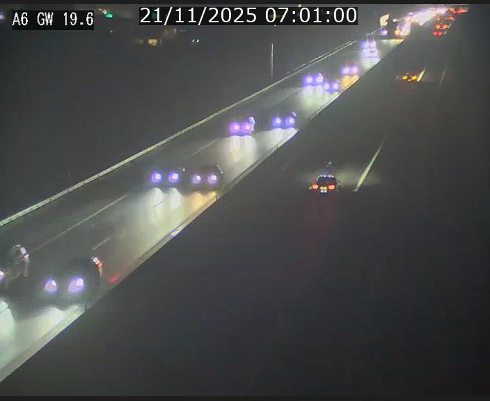 Traffic live webcam Luxembourg - Steinfort - A6 - BK 19.6 - direction Belgique