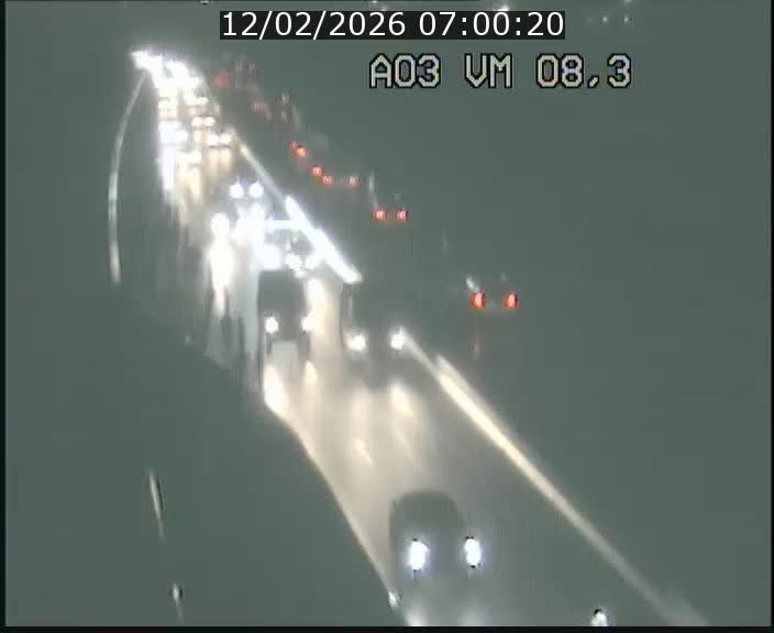 Traffic live webcam Luxembourg Bettembourg - A3 - BK 8.3 - direction France