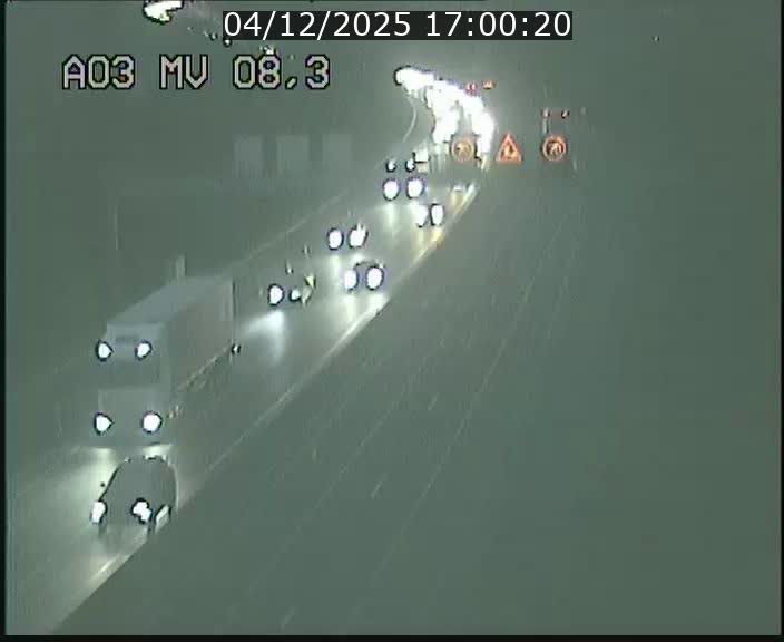 Webcam Autoroute après la Croix de Bettembourg en direction de Luxembourg sur l'A3