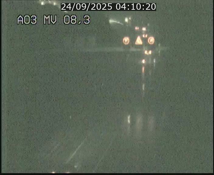 Webcam Autoroute après la Croix de Bettembourg en direction de Luxembourg sur l'A3