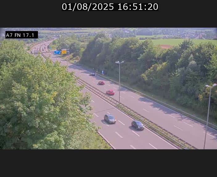 Caméra trafic Luxembourg - A7, Merscherbierg direction Mersch