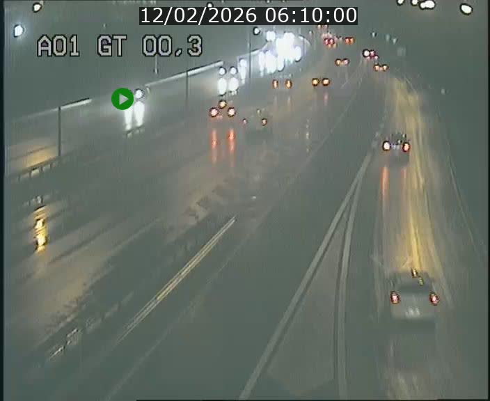 Traffic live webcam Luxembourg Croix de Gasperich - A1 direction Kirchberg - BK 0.3