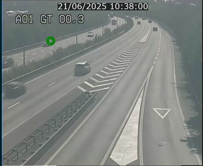 Traffic live webcam Luxembourg Croix de Gasperich - A1 direction Kirchberg - BK 0.3