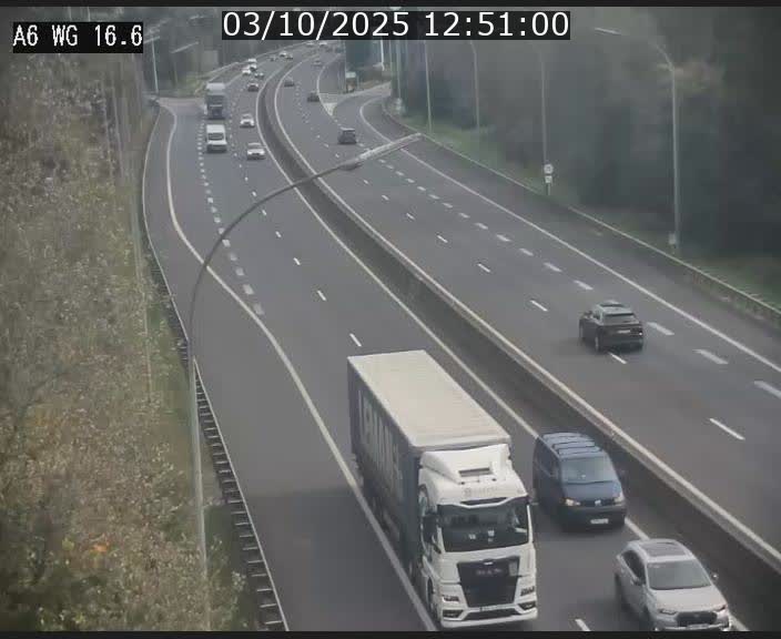 Traffic live webcam Luxembourg Aire de Capellen - A6 - BK 16.6 - direction Luxembourg/France/Allemagne