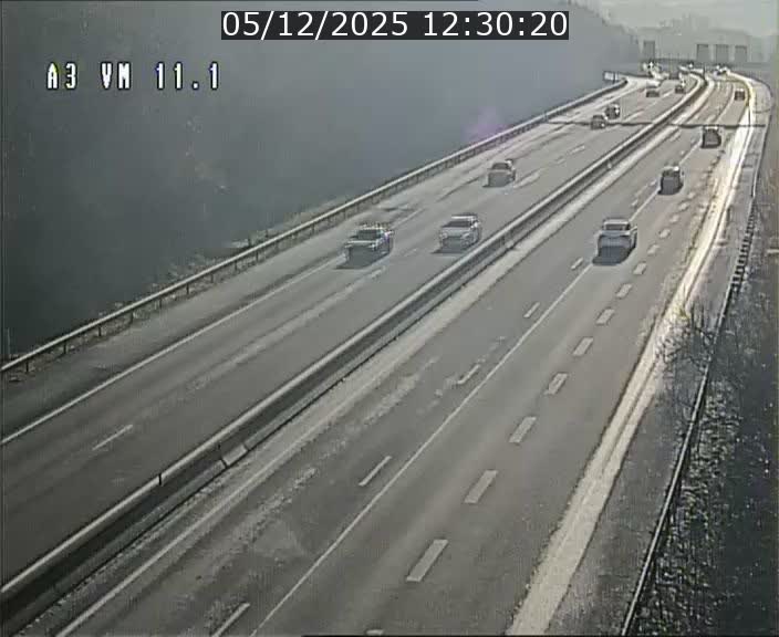 Webcam à la frontière franco-luxembourgeoise, avant la Croix de Bettembourg - BK 11.1 - direction Luxembourg-ville